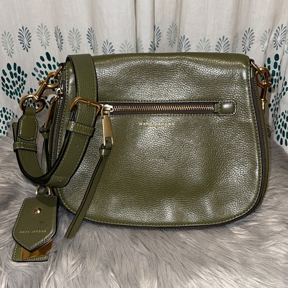 Marc Jacobs Nomad Saddle Crossbody Bag - Green